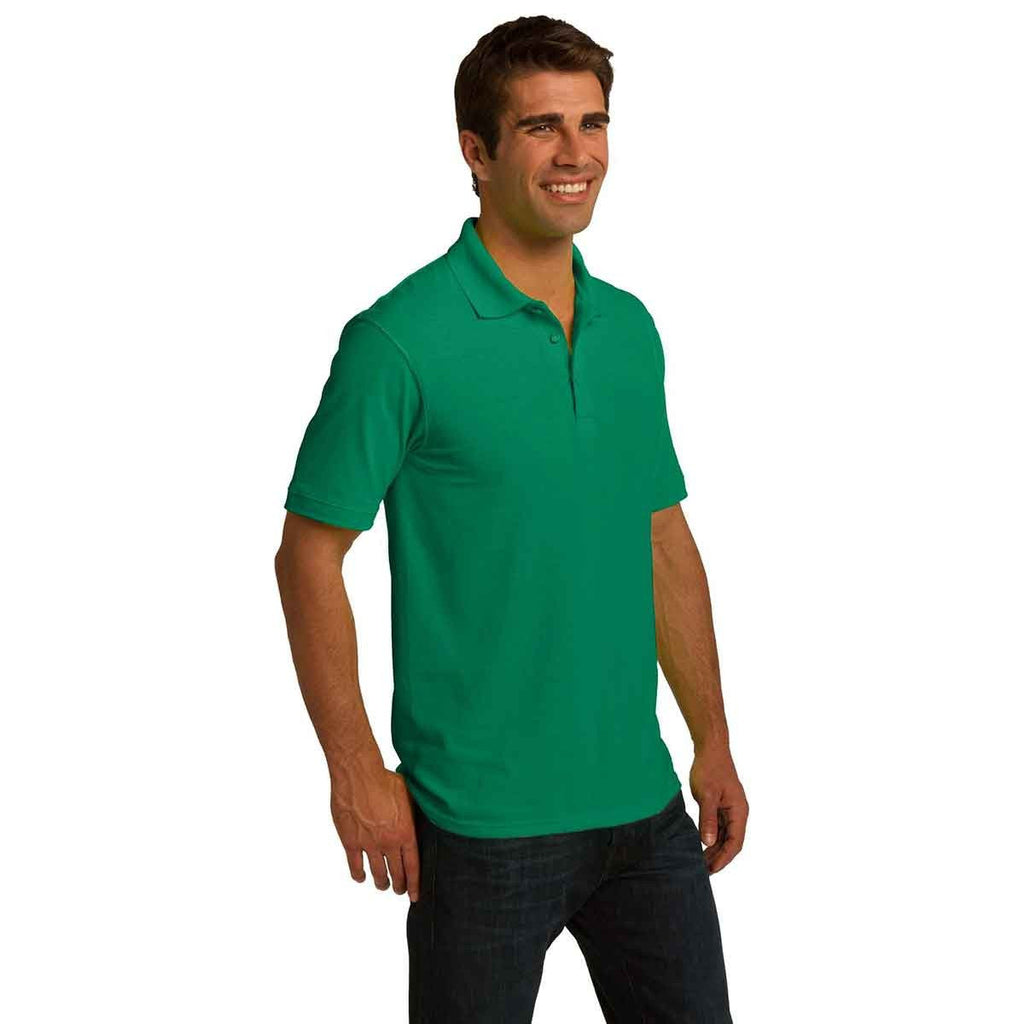 Port & Company Men's Kelly Ring Spun Pique Polo