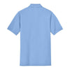 Port & Company Men's Light Blue Ring Spun Pique Polo