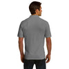 Port & Company Men's Medium Grey Ring Spun Pique Polo