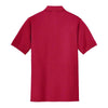 Port & Company Men's Red Ring Spun Pique Polo