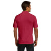 Port & Company Men's Red Ring Spun Pique Polo
