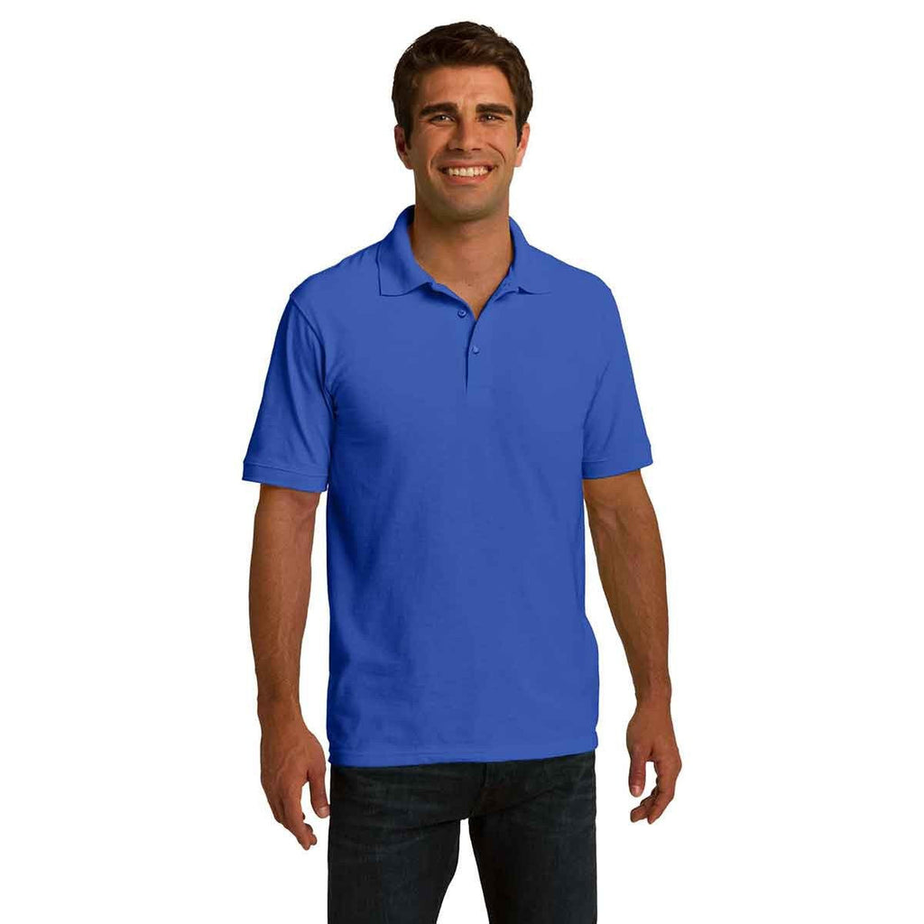 Port & Company Men's Royal Ring Spun Pique Polo