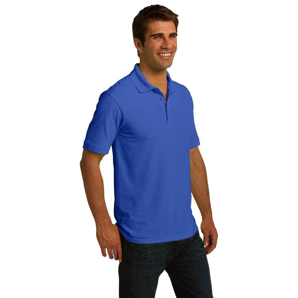 Port & Company Men's Royal Ring Spun Pique Polo