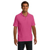 Port & Company Men's Sangria Ring Spun Pique Polo