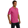 Port & Company Men's Sangria Ring Spun Pique Polo