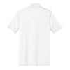 Port & Company Men's White Core Blend Jersey Knit Pocket Polo