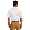 Port & Company Men's White Core Blend Jersey Knit Pocket Polo