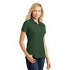 Port Authority Women's Deep Forest Green Core Classic Pique Polo