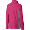 Port Authority Women's Pink Azalea/Deep Smoke Colorblock Value Fleece Jacket