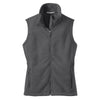 port-authority-women-grey-fleece-vest