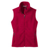 port-authority-women-red-fleece-vest