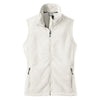 port-authority-women-white-fleece-vest