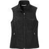 port-authority-women-black-softshell-vest