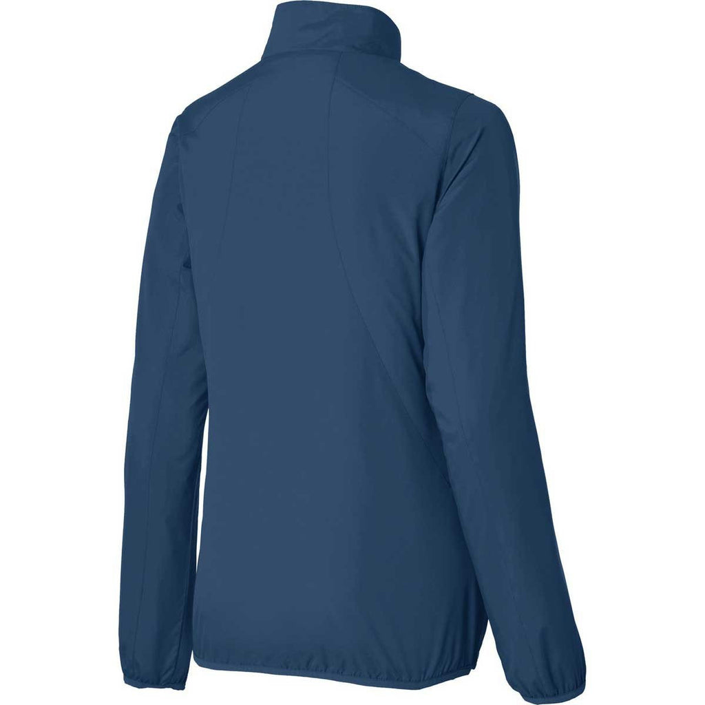 Port Authority Women's Admiral Blue Zephyr Full-Zip Jacket