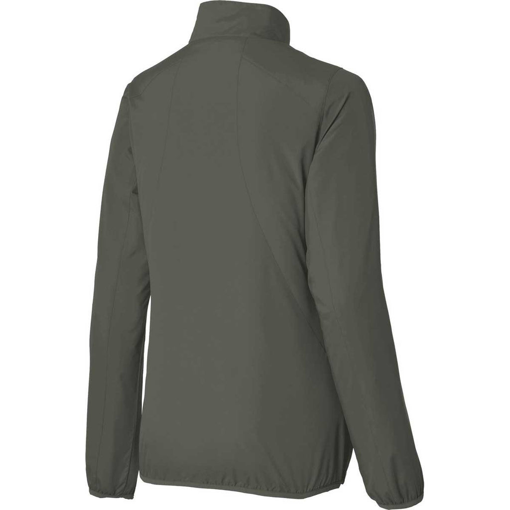Port Authority Women's Grey Steel Zephyr Full-Zip Jacket