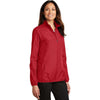 Port Authority Women's Rich Red Zephyr Full-Zip Jacket