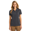 l454-port-authority-grey-tipped-polo