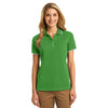 l454-port-authority-green-tipped-polo