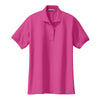 port-authority-womens-pink-knit-polo