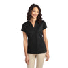 l548-port-authority-black-embossed-polo
