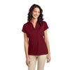 l548-port-authority-red-embossed-polo