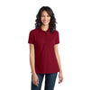 l555-port-authority-red-polo