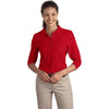 l562-port-authority-red-polo