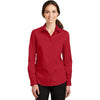 Port Authority Women's Rich Red SuperPro Twill Shirt