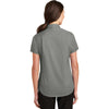 Port Authority Women's Monument Grey Short Sleeve SuperPro Twill Shirt