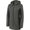l719-port-authority-women-charcoal-hooded-jacket