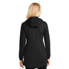 Port Authority Ladies Deep Black Active Hooded Soft Shell Jacket