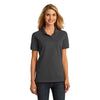 Port & Company Women's Charcoal Ring Spun Pique Polo