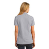 Port & Company Women's Silver Ring Spun Pique Polo