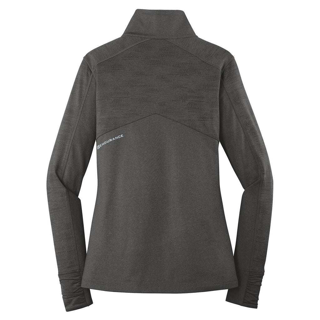 OGIO Women's Blacktop Heather Sonar Full-Zip