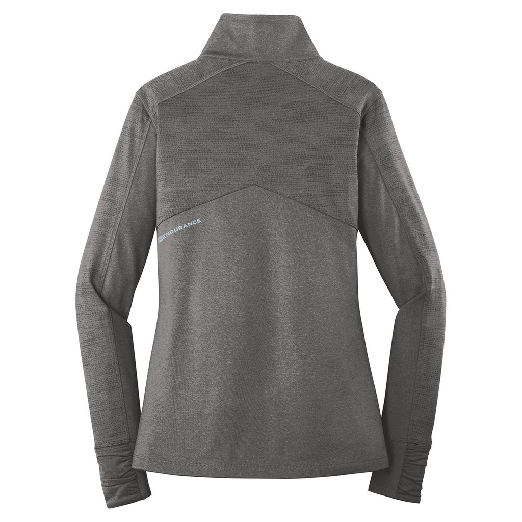OGIO Women's Track Grey Heather Sonar Full-Zip