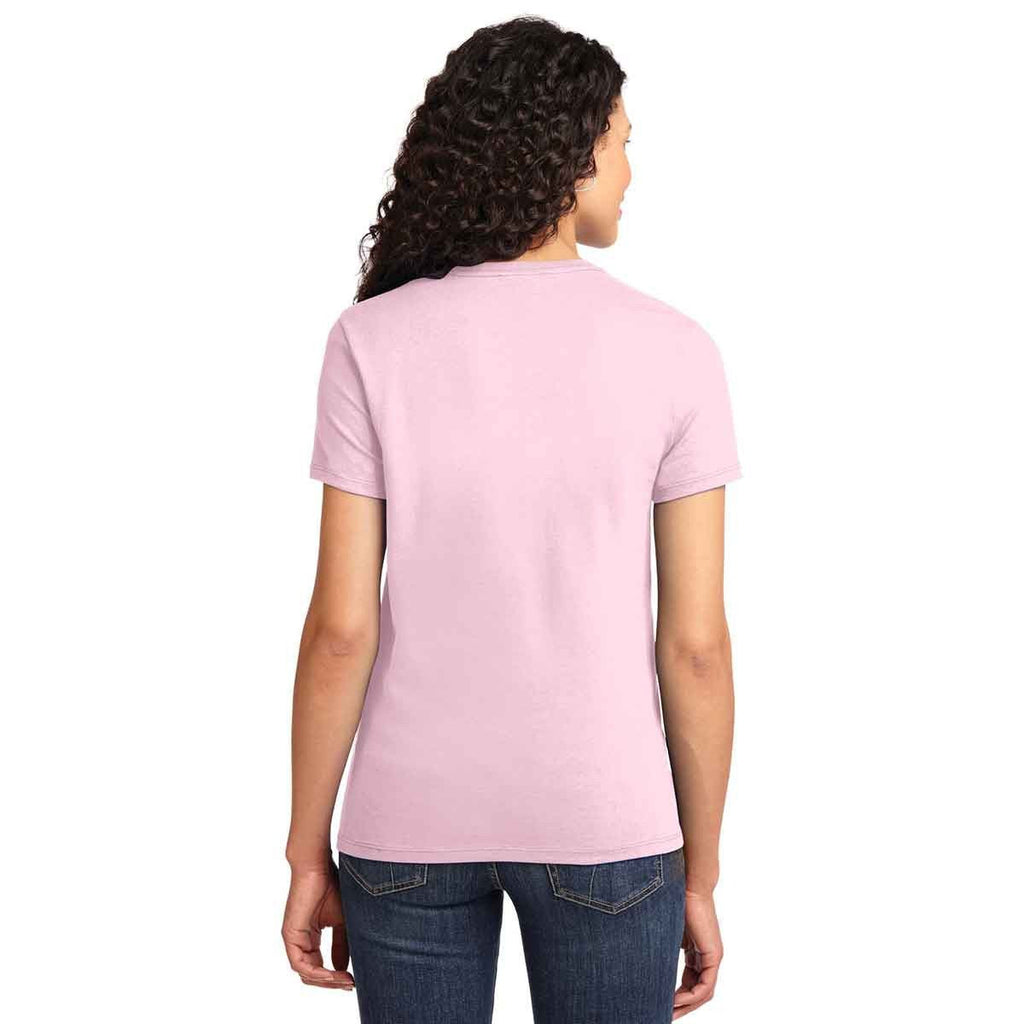 Port & Company Women's Pale Pink Essential Tee