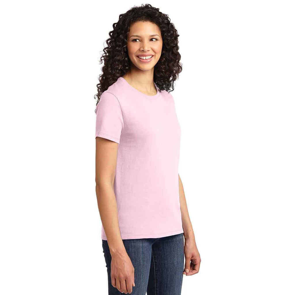 Port & Company Women's Pale Pink Essential Tee