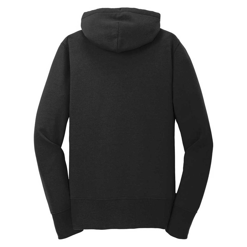 Port & Company Women's Jet Black Core Fleece Full-Zip Hooded Sweatshirt