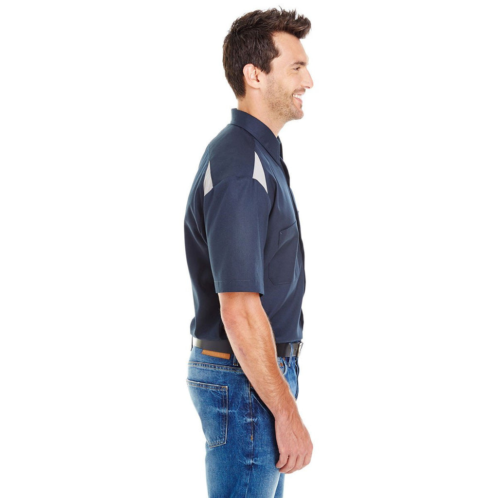 Dickies Men's Dark Navy/Smoke 4.6 Oz. Performance Team Shirt