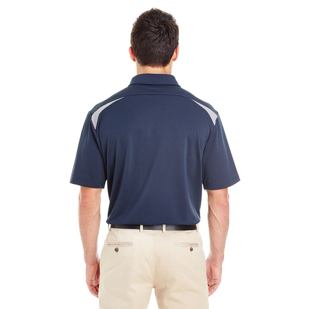 Dickies Men's Dark Navy/Smoke 6 Oz. Performance Team Polo