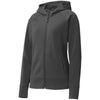 lst295-sport-tek-women-grey-hooded-jacket