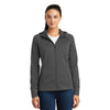 Sport-Tek Women's Iron Grey Rival Tech Fleece Full-Zip Hooded Jacket