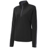 lst861-sport-tek-women-black-zip-pullover
