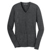 port-authority-women-charcoal-v-neck-sweater