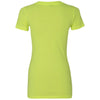 Next Level Women's Neon Yellow Deep V-Neck Tee