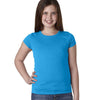 Next Level Girl's Turquoise Princess Tee