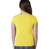 Next Level Girl's Vibrant Yellow Princess Tee