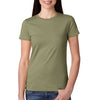 Next Level Women's Light Olive Boyfriend Tee 