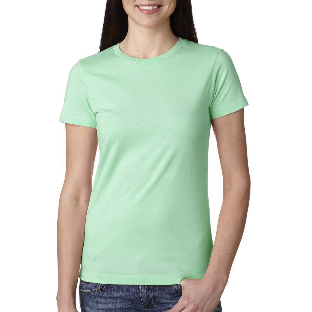 Next Level Women's Mint Boyfriend Tee 