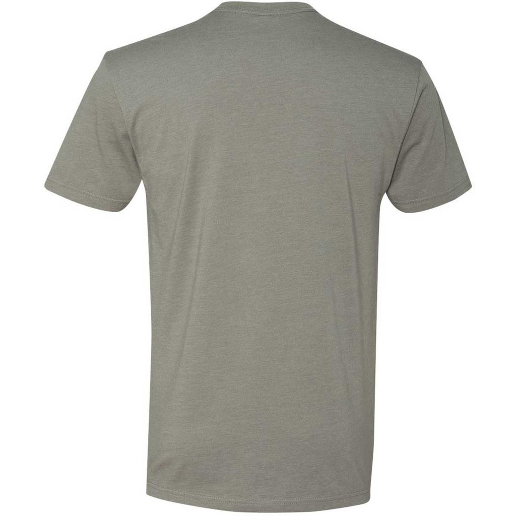 Next Level Men's Stone Gray Premium Fitted CVC Crew Tee